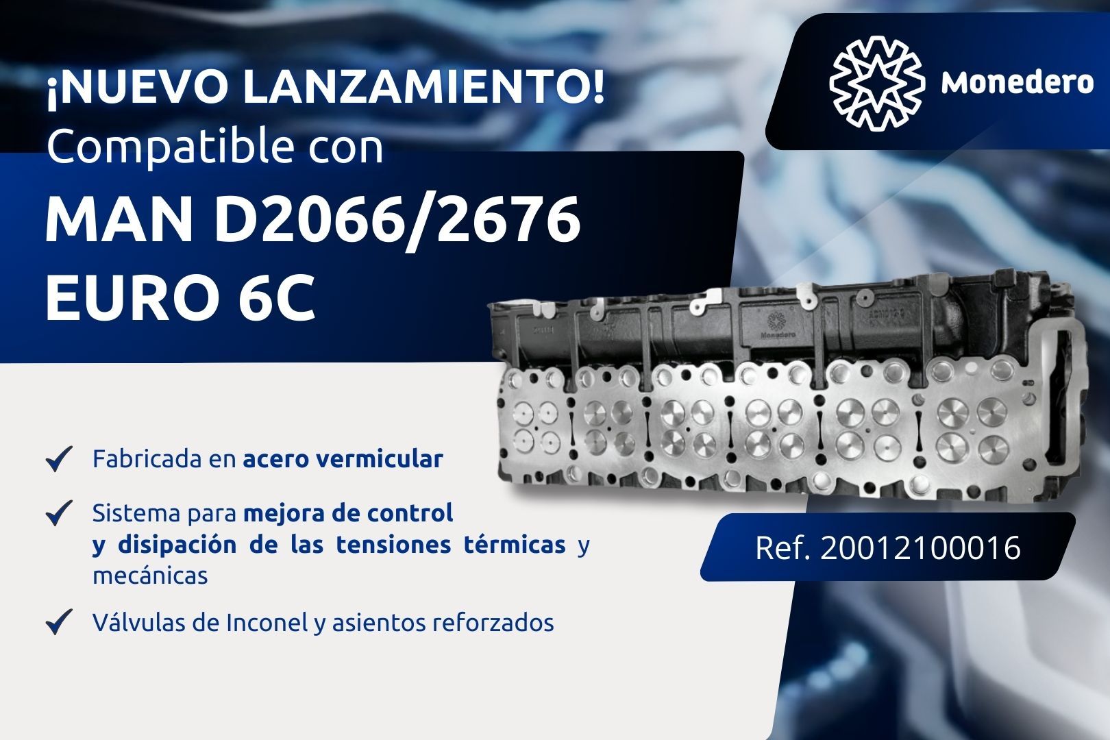 Culata monedero aplicación MAn Euro 6C