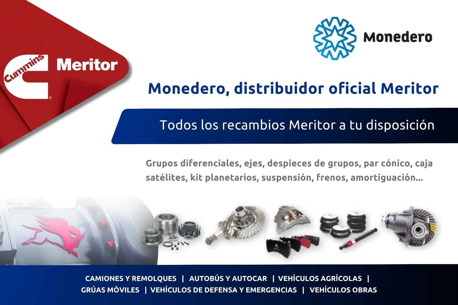 monedero distribuidor oficial meritor