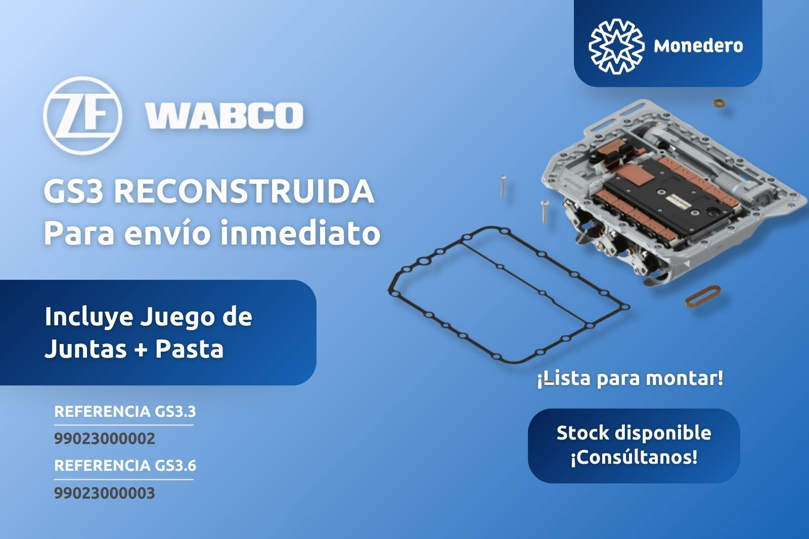 GS3 reconstruida para envio inmediato