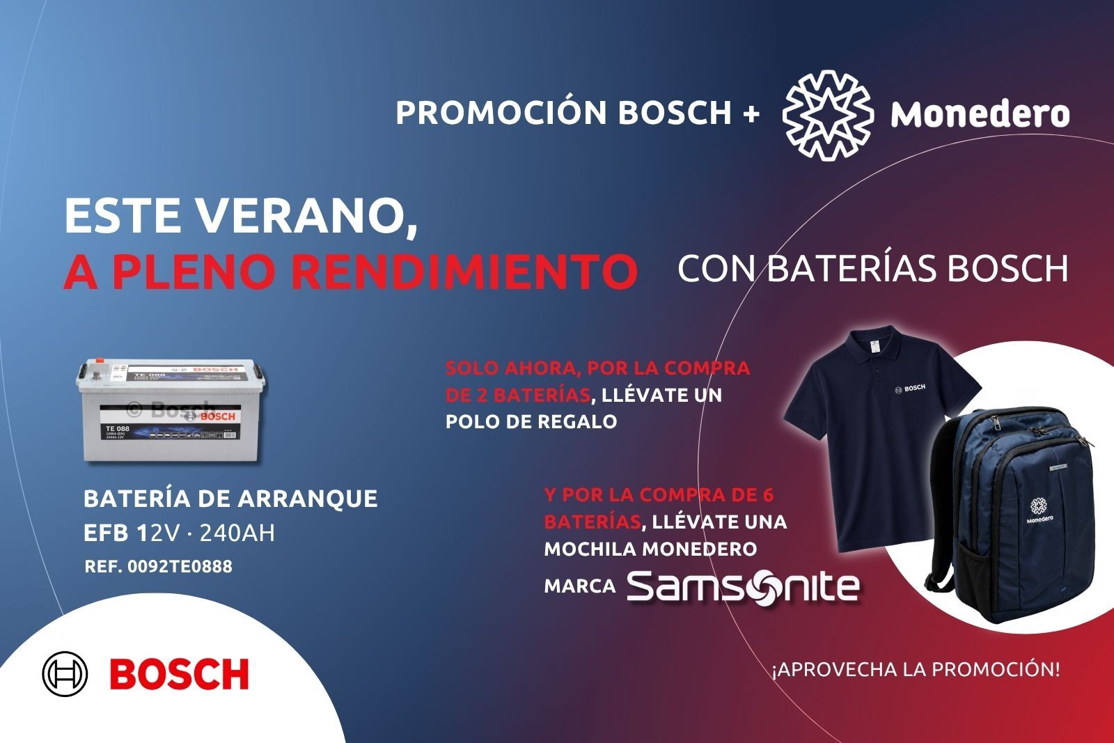 A pleno rendimiento con baterías Bosch