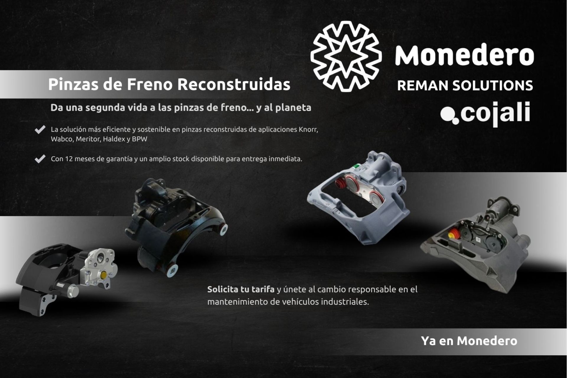 Pinzas de freno reconstruidas